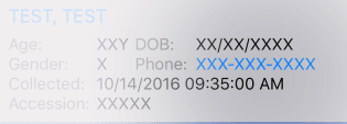iPhone phoning a Patient